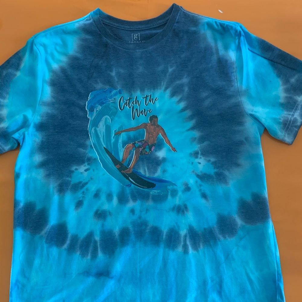 Tie-Dye T-shirt with Graphic Design